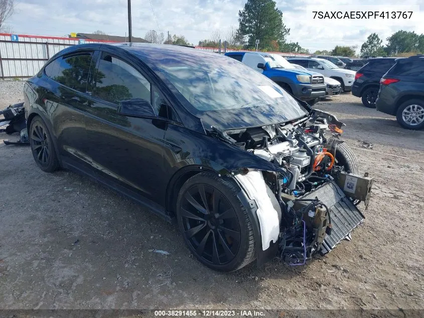 Auction sale of the 2023 Tesla Model X , vin: 7SAXCAE5XPF413767, lot number: 38291455