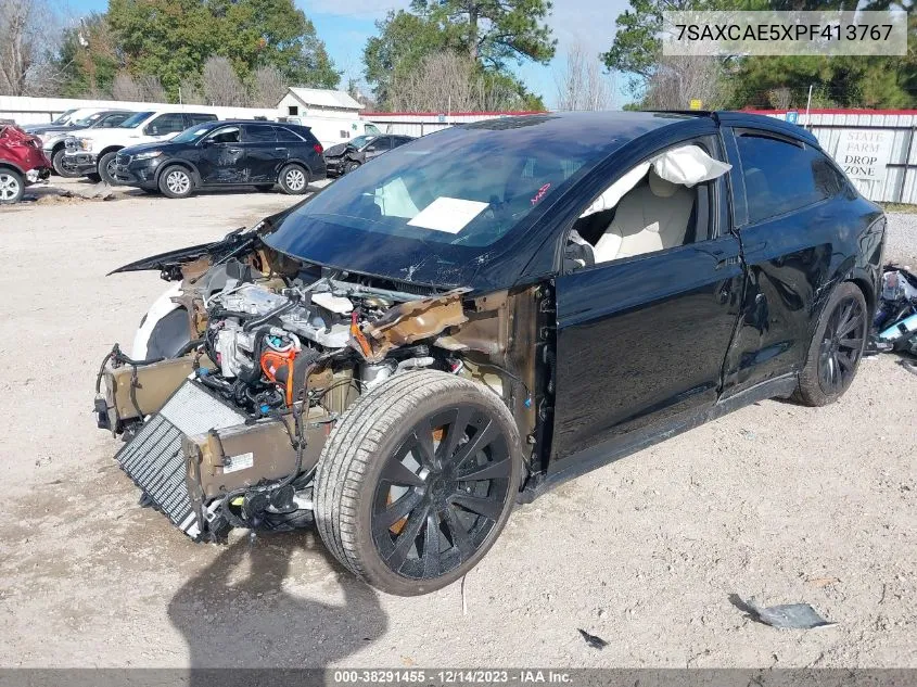 Auction sale of the 2023 Tesla Model X , vin: 7SAXCAE5XPF413767, lot number: 38291455