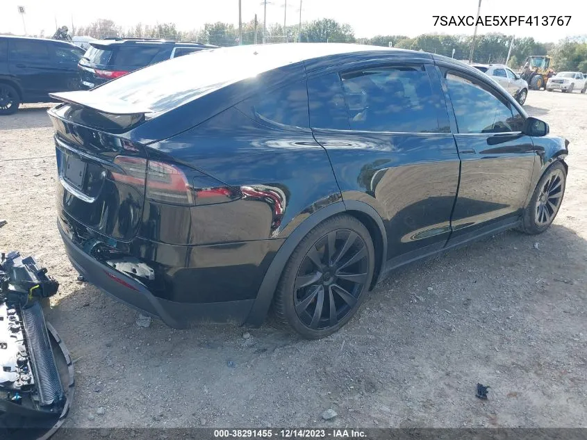 Auction sale of the 2023 Tesla Model X , vin: 7SAXCAE5XPF413767, lot number: 38291455