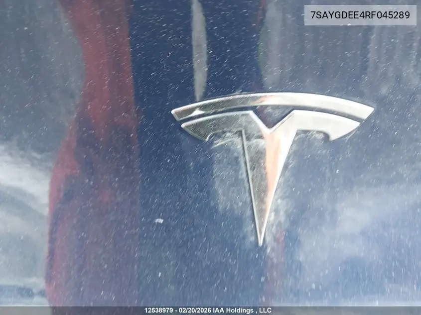 Auction sale of the 2024 Tesla Model Y , vin: 7SAYGDEE4RF045289, lot number: 12538979