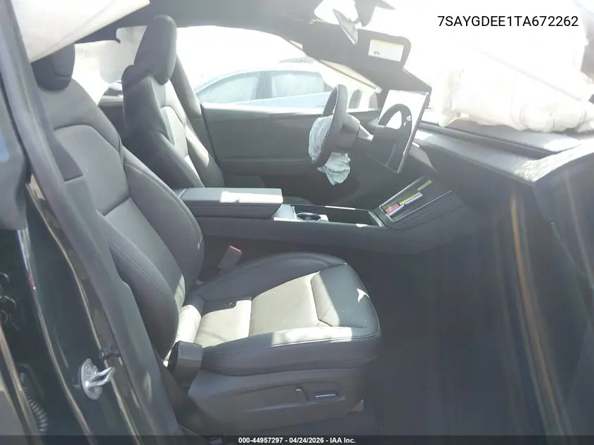 Auction sale of the 2026 Tesla Model Y , vin: 7SAYGDEE1TA672262, lot number: 44957297