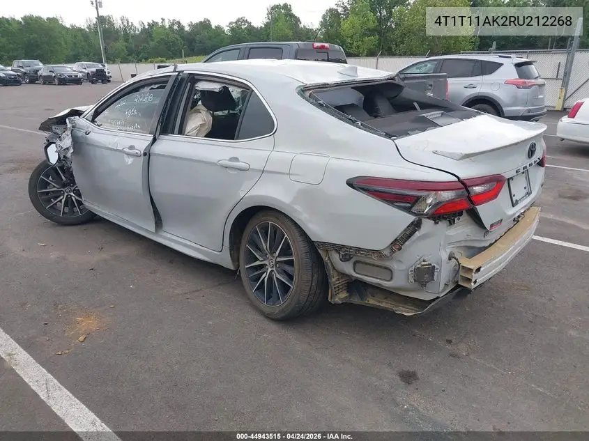 Auction sale of the 2024 Toyota Camry , vin: 4T1T11AK2RU212268, lot number: 44943515