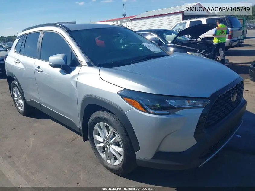 Auction sale of the 2024 Toyota Corolla Cross , vin: 7MUCAAAG6RV105749, lot number: 46063411