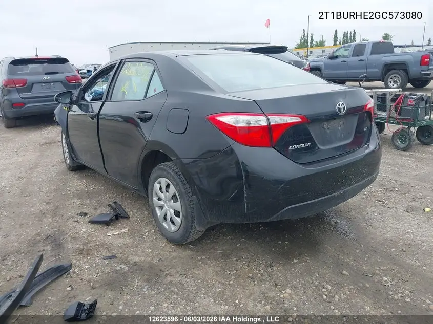 Auction sale of the 2016 Toyota Corolla , vin: 2T1BURHE2GC573080, lot number: 12623596