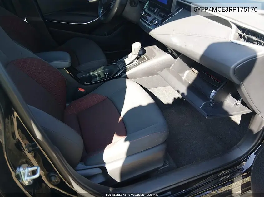 Auction sale of the 2024 Toyota Corolla , vin: 5YFP4MCE3RP175170, lot number: 45565674