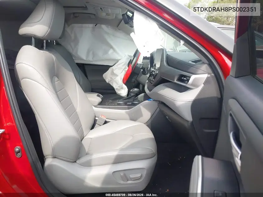 Auction sale of the 2023 Toyota Highlander , vin: 5TDKDRAH8PS002351, lot number: 45469709