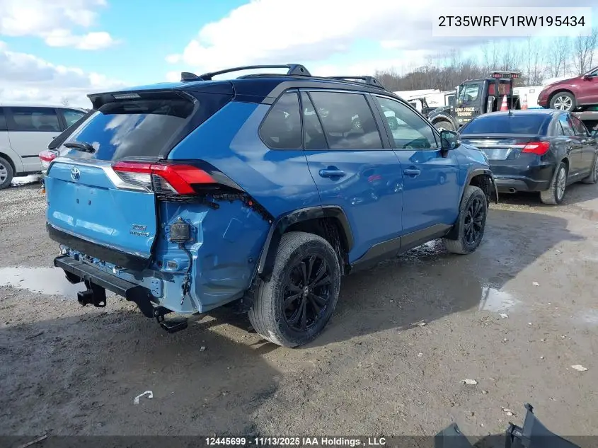 Auction sale of the 2024 Toyota RAV 4 , vin: 2T35WRFV1RW195434, lot number: 12445699