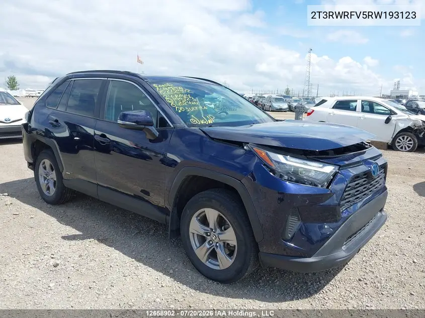 Auction sale of the 2024 Toyota RAV 4 , vin: 2T3RWRFV5RW193123, lot number: 12658902