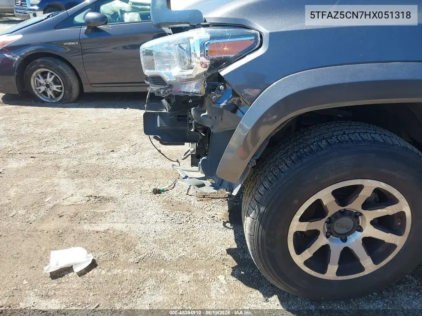 Auction sale of the 2017 Toyota Tacoma , vin: 5TFAZ5CN7HX051318, lot number: 45394910