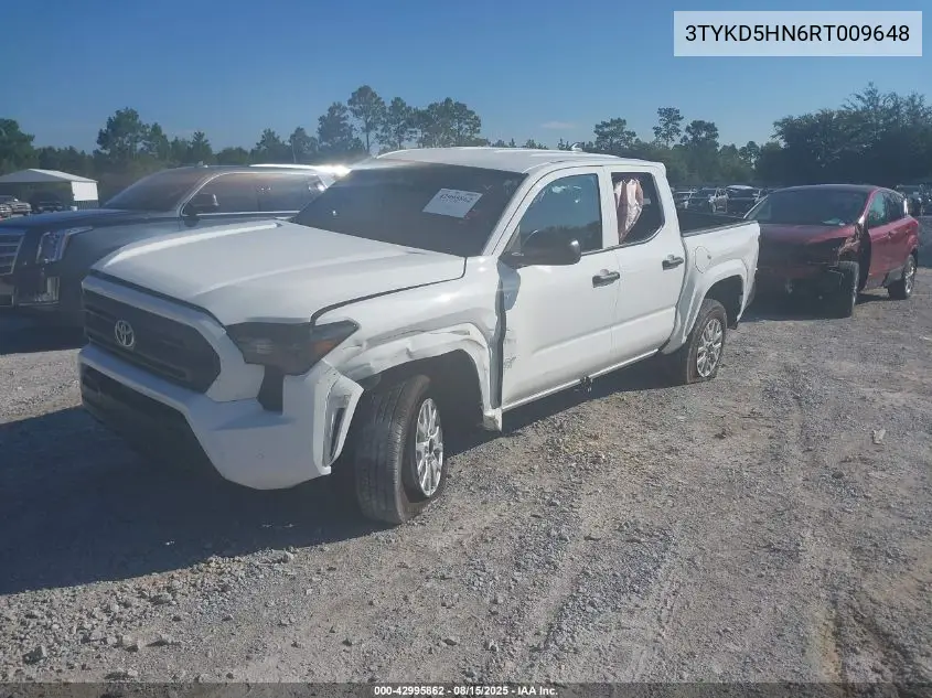 Auction sale of the 2024 Toyota Tacoma , vin: 3TYKD5HN6RT009648, lot number: 42995862
