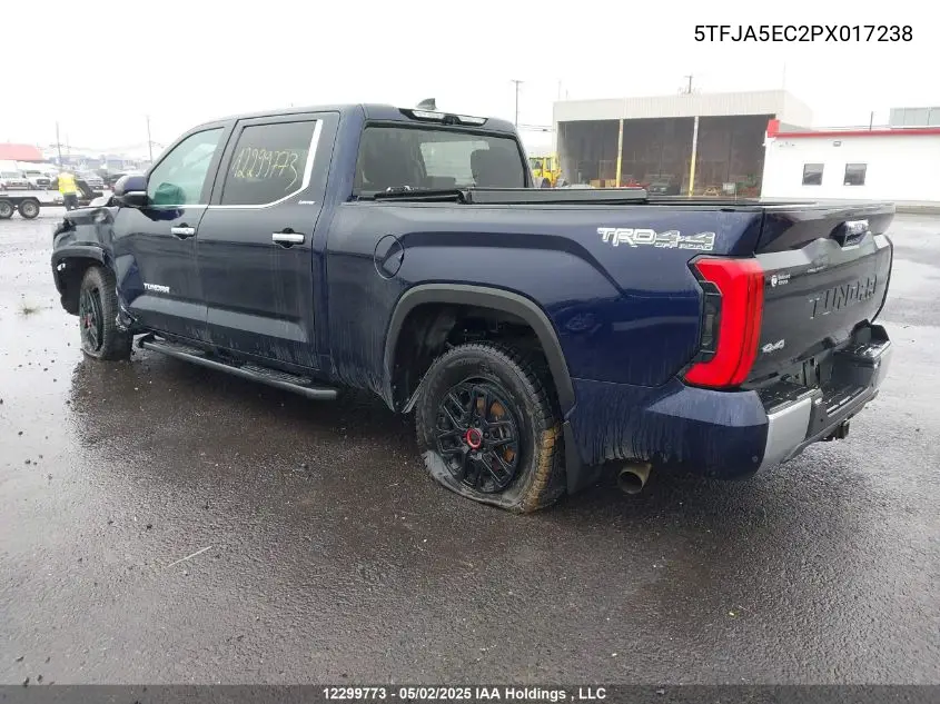 Auction sale of the 2023 Toyota Tundra , vin: 5TFJA5EC2PX017238, lot number: 12299773