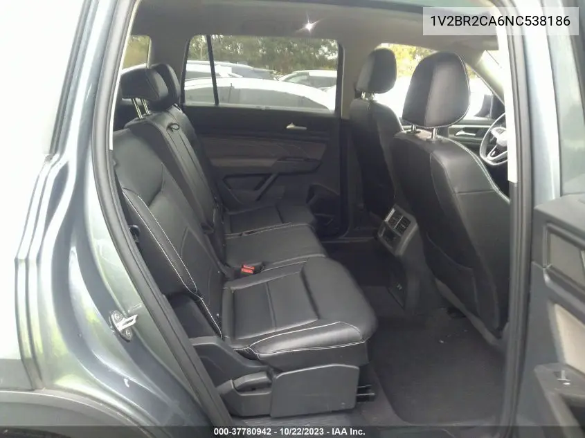 Auction sale of the 2022 Volkswagen Atlas , vin: 1V2BR2CA6NC538186, lot number: 37780942