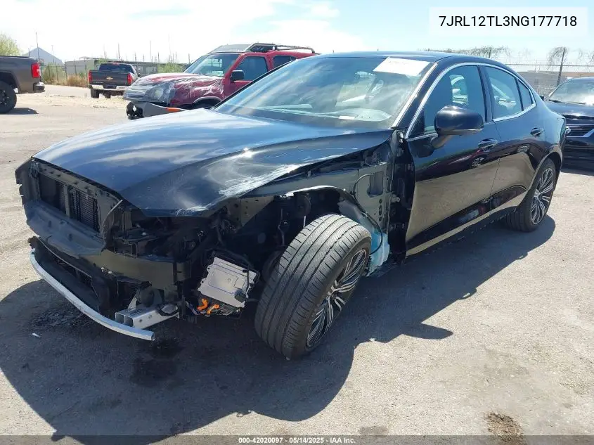 Auction sale of the 2022 Volvo S60 , vin: 7JRL12TL3NG177718, lot number: 42020097