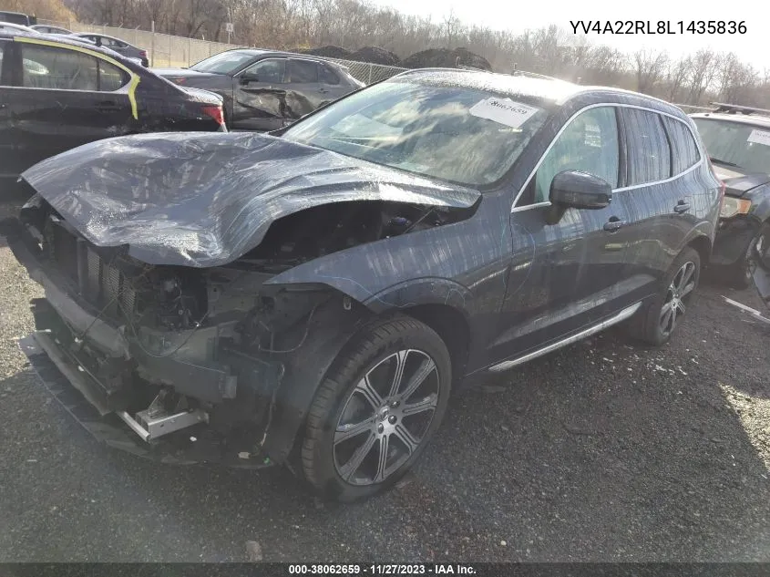 Auction sale of the 2020 Volvo XC60 , vin: YV4A22RL8L1435836, lot number: 38062659