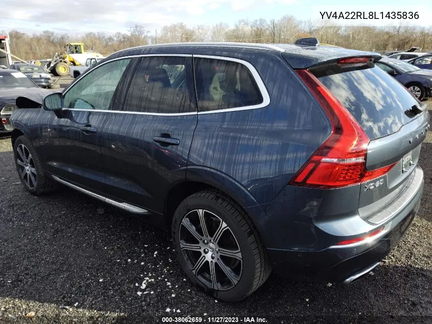Auction sale of the 2020 Volvo XC60 , vin: YV4A22RL8L1435836, lot number: 38062659