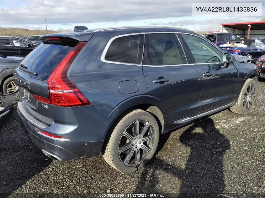Auction sale of the 2020 Volvo XC60 , vin: YV4A22RL8L1435836, lot number: 38062659