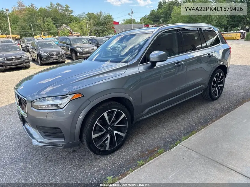 Auction sale of the 2020 Volvo XC90 , vin: YV4A22PK4L1579426, lot number: 45424388