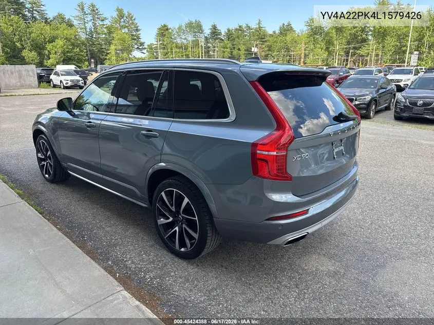 Auction sale of the 2020 Volvo XC90 , vin: YV4A22PK4L1579426, lot number: 45424388