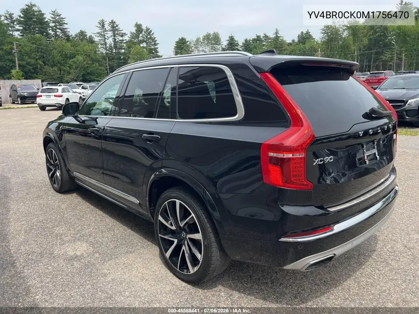 Auction sale of the 2021 Volvo XC90 , vin: YV4BR0CK0M1756470, lot number: 45568441