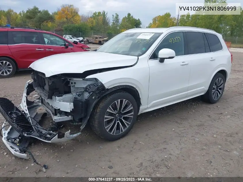 Auction sale of the 2022 Volvo XC90 , vin: YV4102PK3N1806999, lot number: 37643237
