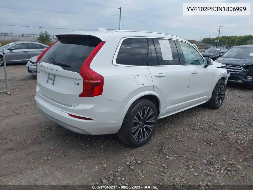 Auction sale of the 2022 Volvo XC90 , vin: YV4102PK3N1806999, lot number: 37643237