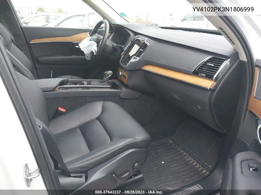 Auction sale of the 2022 Volvo XC90 , vin: YV4102PK3N1806999, lot number: 37643237